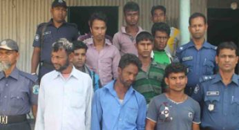 মেঘনায় নৌ-পুলিশের অভিযান : ৯ জেলে ও ৪ নৌকা আটক