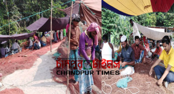 মেঘনায় মাছ ধরতে যাওয়ার প্রস্তুতি নিচ্ছেন চাঁদপুরের জেলেরা