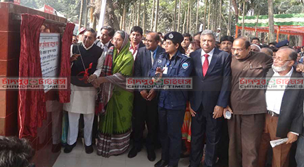 চাঁদপুরে মুক্তিযোদ্ধা কমপ্লেক্সের ভিত্তিপ্রস্তর স্থাপন