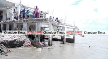 হাইমচরে মেঘনার গর্ভে বিলীন স্কুলসহ ৩ শতাধিক বসতঘর