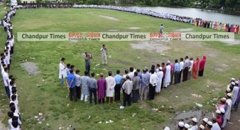 সন্ত্রাস ও জঙ্গিবাদের বিরুদ্ধে ফরক্কাবাদে মানববন্ধন