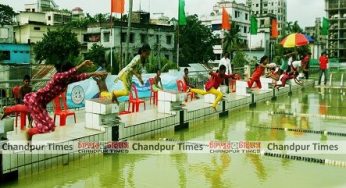 ‘সেরা সাঁতারুর খোঁজে বাংলাদেশ’ চাঁদপুরে বাছাই কার্যক্রম