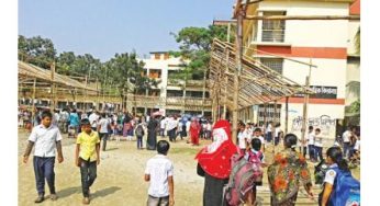 প্রশাসনের অনুমতি ছাড়াই চলছে বিজয় মেলা মাঠের প্রস্তুতি