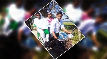 Student rickshaw chol