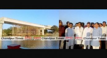 মতলব সেতুর অগ্রগতির কাজ পরিদর্শনে মন্ত্রী মায়া চৌধুরী