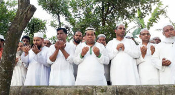 অ্যাড. তাহের রুশদীর কবর জিয়ারতে শেখ ফরিদ আহমেদ মানিক