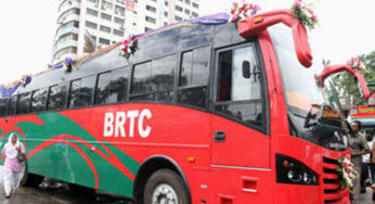 মতলব-ঢাকা রুটে চলছে বিআরটিসি এসি বাস