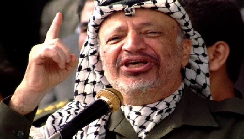 PLO chairman Yasser Arafat