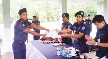 চাঁদপুর থেকে বিদায় নিলেন `তুরুপের তাস’ সার্জেন্ট নুর আলম 