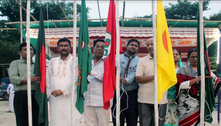 মেঘনাপাড় ইলিশ স্কাউট ক্যাম্পের শুভ সূচনা