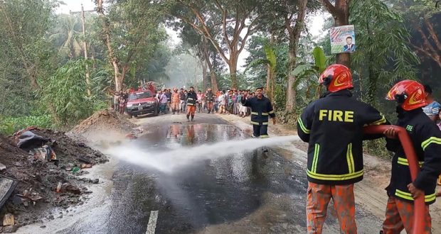 road accident fire service