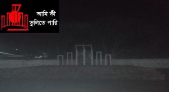 চাঁদপুরে রাতের শহর আলোকিত থাকলেও অন্ধকারেই থাকে শহীদ মিনার