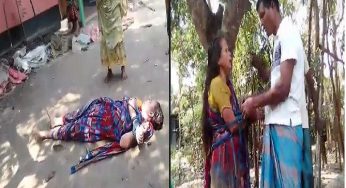 শাহরাস্তিতে চুরির অপবাদে বৃদ্ধাকে গাছে বেঁধে নির্যাতন