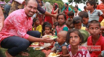 `২ টাকায় পেট ভরে খেলো’ চাঁদপুরের পথশিশুরা