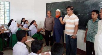 সুজাতপুর নেছারিয়া উচ্চ বিদ্যালয় পরিদর্শনে এমএ ওয়াদুদ