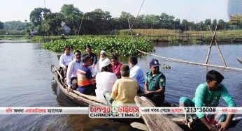 স্বাধীনতার ৪৮ বছর পর  খেয়াঘাটের বিপরীতে উটতলী সেতুর নকশা উন্মোচন