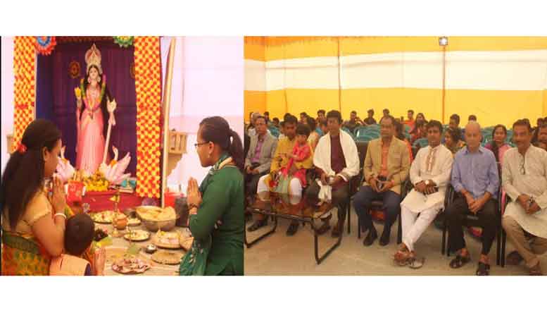 চাঁদপুর সরকারি কলেজে সরস্বতি পূজা উদযাপন