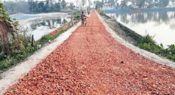 ফরিদগঞ্জে সড়ক সংস্কার কাজে অনিয়মের অভিযোগ