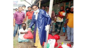 কচুয়ায় ২ হাজার অসহায়দের মাঝে খাদ্য সামগ্রী বিতরণ