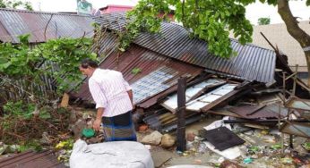 হঠাৎ ঝড়ে চাঁদপুর ও হাইমচরে ব্যাপক ক্ষতি