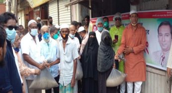 চাঁদপুরে ৫ হাজার পরিবারের মাঝে বিএনপির ত্রাণ বিতরণ শুরু