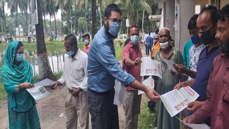 চাঁদপুরে পরিবেশ অধিদপ্তরের উদ্যোগে লিফলেট বিতরণ