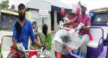 জীবনের তাগিদে অটোরিকশা চালিয়ে সংসারের হাল ধরছেন দুই শিক্ষার্থী