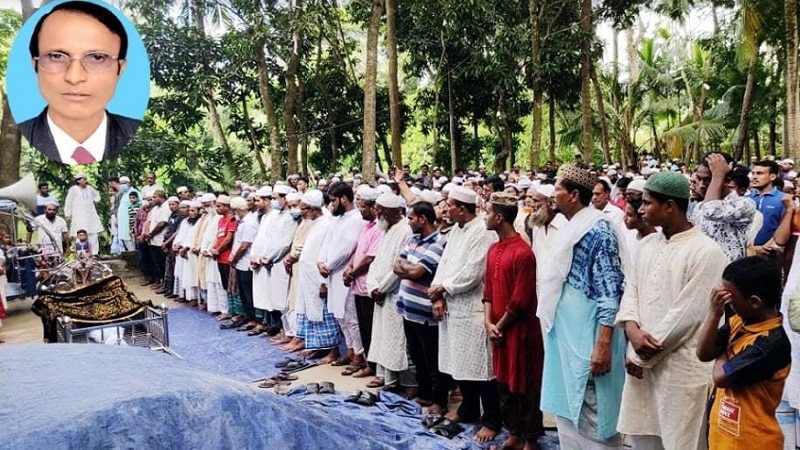 ফরিদগঞ্জে আ.লীগ নেতার দাফন সম্পন্ন