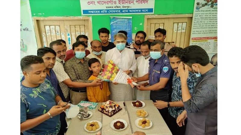 ইয়াতিমদের সাথে জন্মদিন পালন করলেন এমপি রুহুল