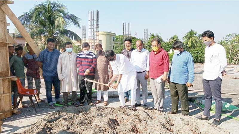 চাঁদপুর প্রেসক্লাবের ঊর্ধ্বমুখী সম্প্রসারণ কাজ উদ্বোধন