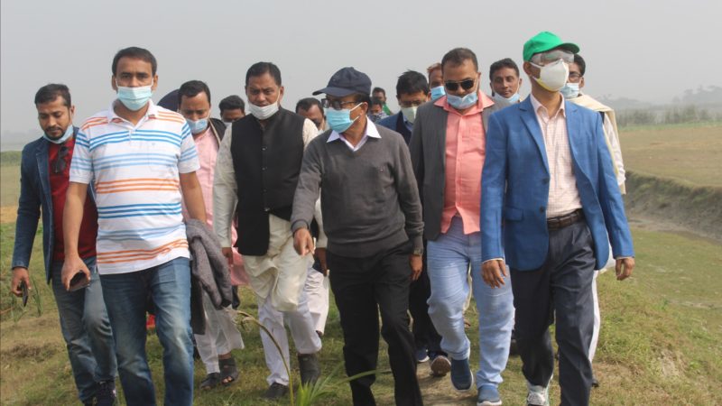 হাইমচরে অর্থনৈতিক অঞ্চল পরিদর্শনকালে যা বললেন বেজার নির্বাহী চেয়ারম্যান