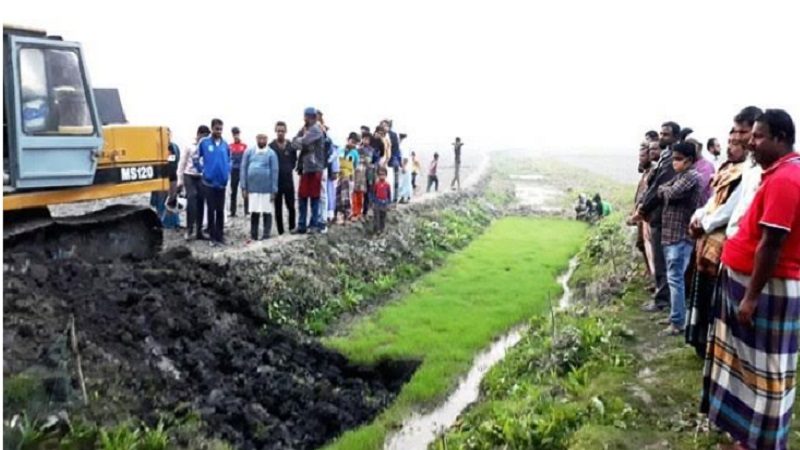 কচুয়ায় সুন্দরী খাল পুন: খননে বদলাবে কৃষকের ভাগ্য