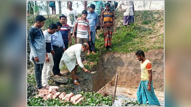 কচুয়ার সেঙ্গুয়ায় কালভার্ট উদ্বোধন