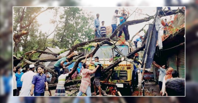 ফরিদগঞ্জে কালবৈশাখী ঝড়ে ব্যাপক ক্ষয়ক্ষতি