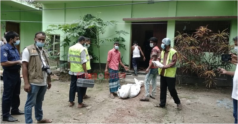 শাহরাস্তিতে অবসরপ্রাপ্ত কর্মকর্তাকে হত্যা,  স্ত্রী গুরুতর আহত