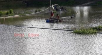 কচুয়ায় ফের শুরু হয়েছে অবৈধ ড্রেজারে বালু উত্তোলনের মহোৎসব