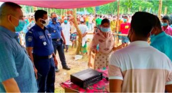 কচুয়ায় গরুর হাটে স্বাস্থ্যবিধি নিশ্চিত করতে অভিযান