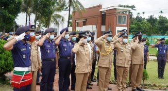 শোকাবহ ১৫ আগস্টে জেলা পুলিশের শ্রদ্ধাঞ্জলি জ্ঞাপন