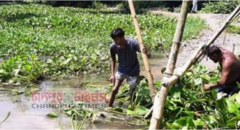 কচুয়ায় তলিয়ে গেছে রাস্তা, যাতায়াতে ভোগান্তি