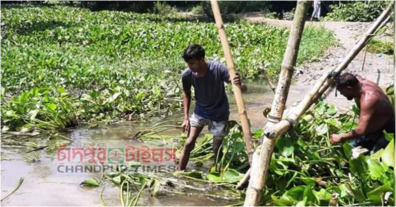 কচুয়ায় তলিয়ে গেছে রাস্তা, যাতায়াতে ভোগান্তি