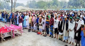 মতলব উত্তরে এক গ্রামের একই সময়ে ২ জনের জানাজা