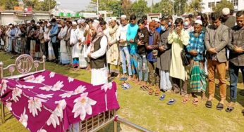 মতলব উত্তরে যুবলীগের সদস্য আহার চৌধুরী মায়ের মৃত্যু