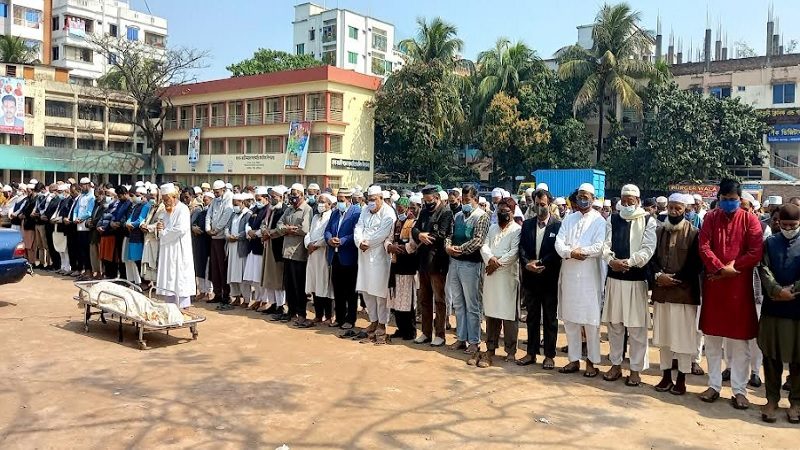 চাঁদপুর প্রেসক্লাবের সাধারণ সম্পাদকের পিতার দাফন সম্পন্ন