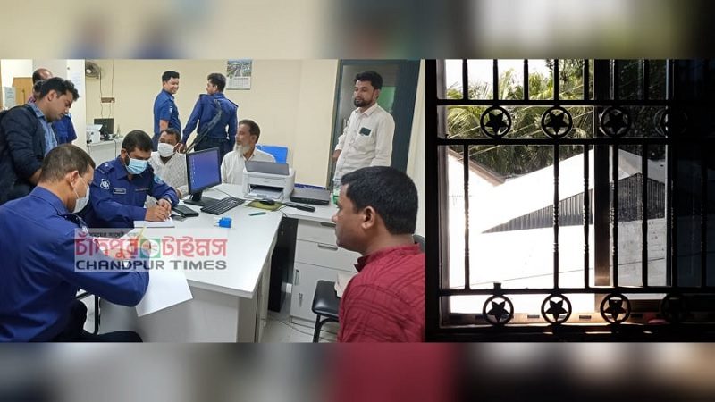 কচুয়ায় গ্রিল কেটে ইসলামী এজেন্ট ব্যাংকে দুর্ধর্ষ চুরি