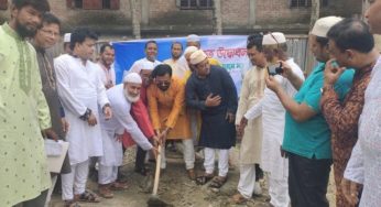 কচুয়া মনপুরা-বাতাবাড়িয়া ফাতেমা জামে মসজিদের উদ্বোধন