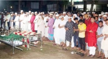 ফরিদগঞ্জে দুই ভাইয়ের দাফন সম্পন্ন, এলাকায় শোকের ছায়া