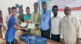 মতলব উত্তরে সাঁতার প্রশিক্ষনার্থীদের মাঝে সনদপত্র ও পুরষ্কার বিতরণ