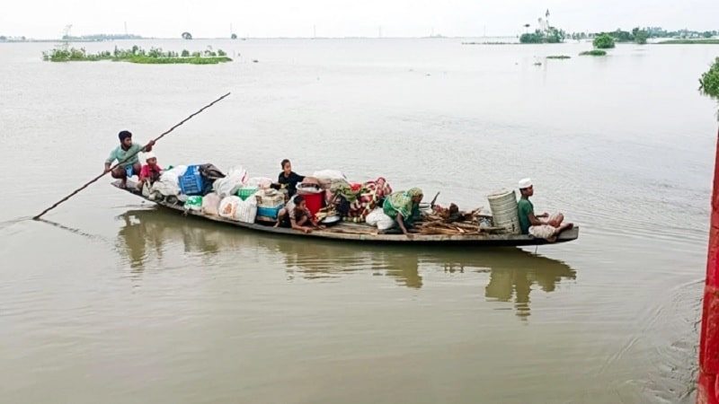 বন্যায় এ পর্যন্ত ৪২ জনের মৃত্যু