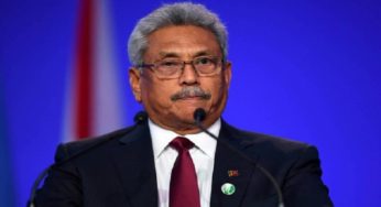 সিঙ্গাপুরের পথে প্রেসিডেন্ট রাজাপাকসে