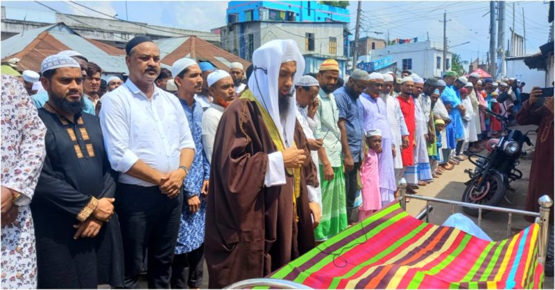 চাঁদপুরে যুবলীগ নেতার জানাজা ও দাফন সম্পন্ন